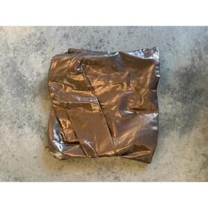 Women's Metallic Bronze Strapless Top